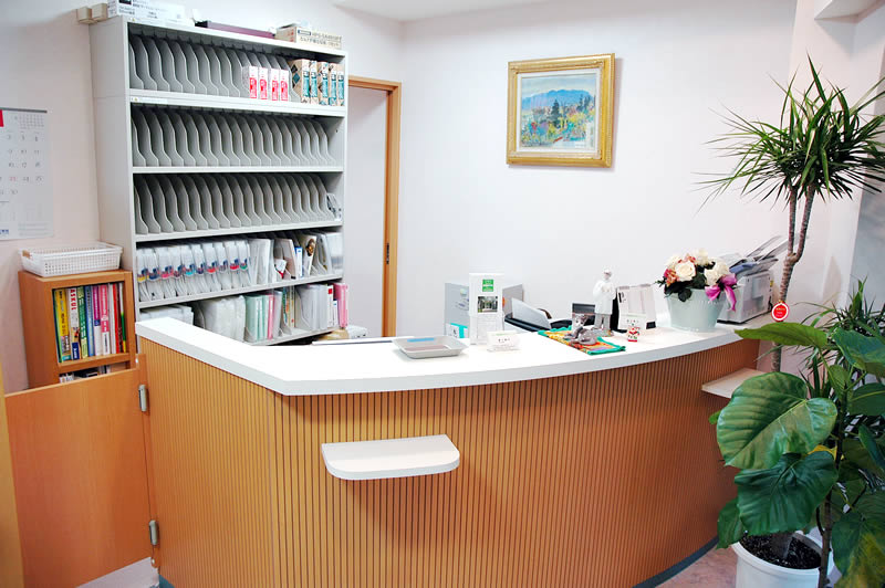 くわこ記念循環器科内科クリニックの受付